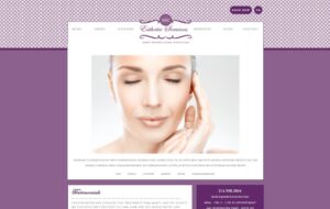 website design for skincare, website for spa, website design dallas, website design plano, website design austin