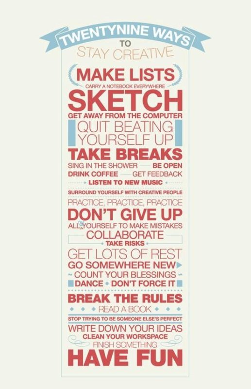 tips to stay creative, creative process, creativity, creativity tips
