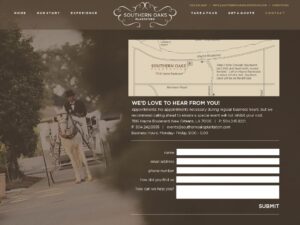 responsive website design for wedding venue, wedding venue logo design, wedding venue website, brand, identity