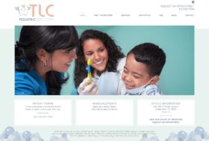 modern, clean, fresh, dentist website, pediatric dentist
