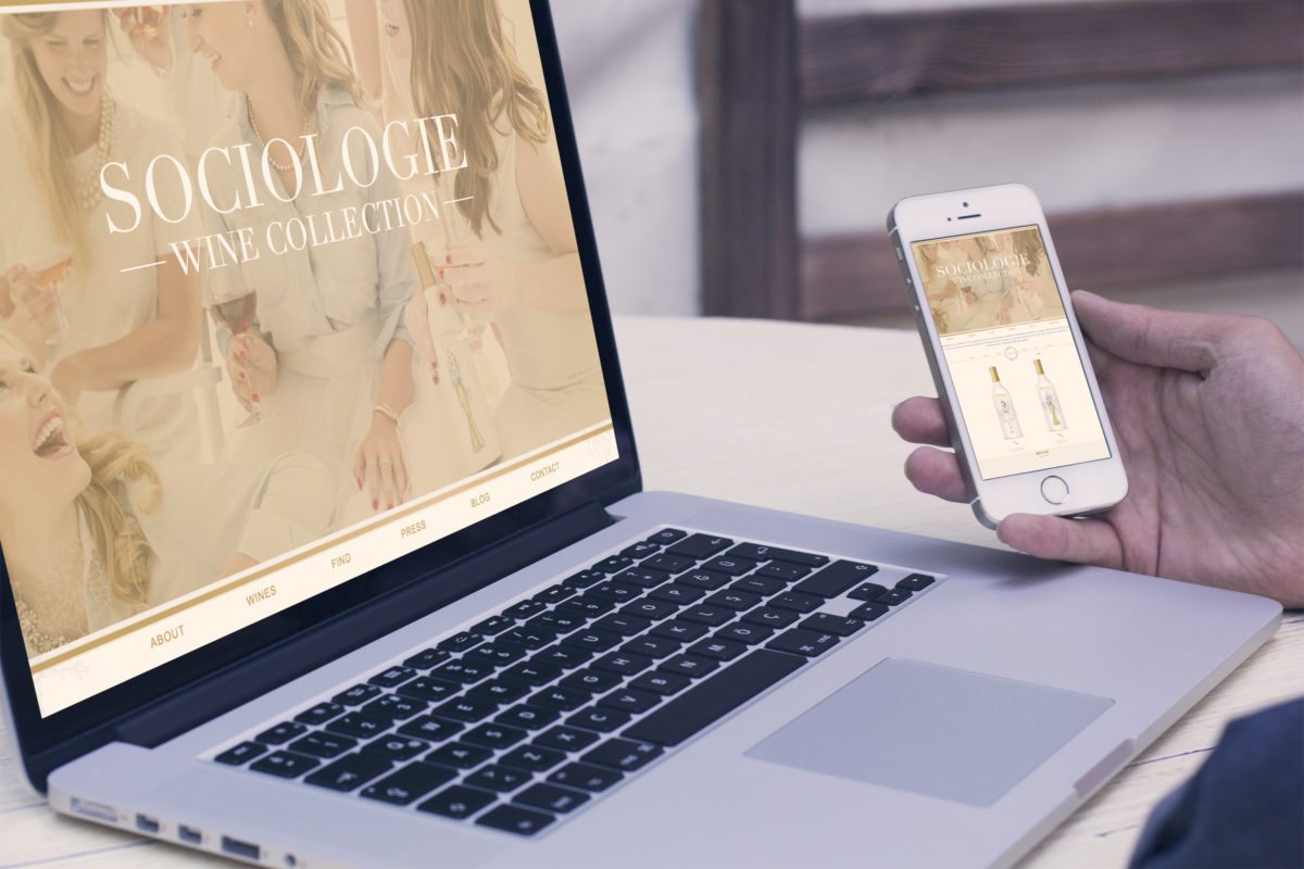 website design for winery, wine website, wine brand