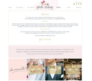 floral website