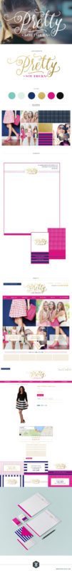 Doodle Dog Brand Board | Pretty Southern Preppy Clothing Boutique