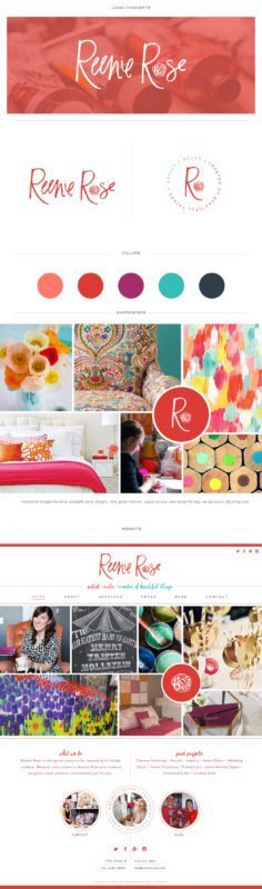Playful Brand Identity for Reenie Rose | Doodle Dog Creative