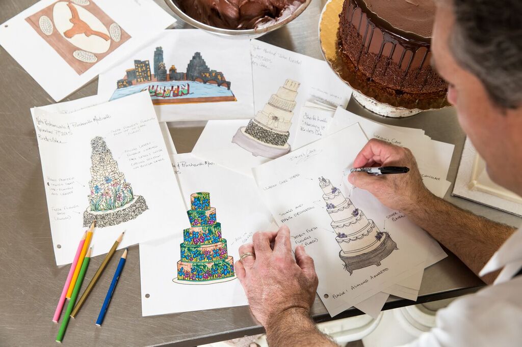 Austin Website Designer, Doodle Dog | Cake Plate Bakery