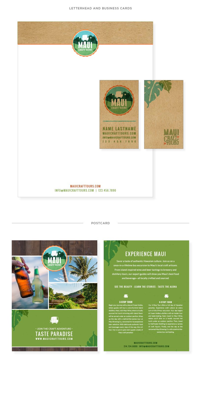 Small Business Branding for Maui Craft Tours | Doodle Dog