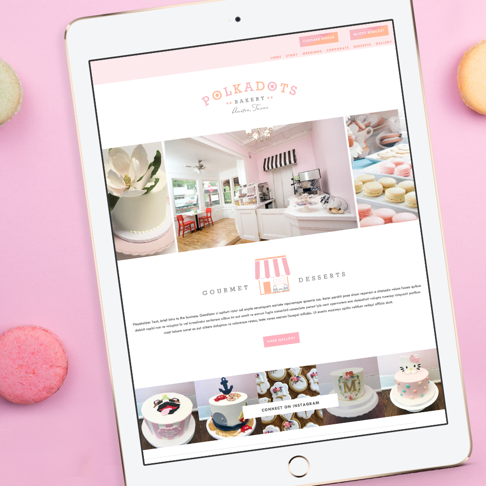 Bakery Website Design 