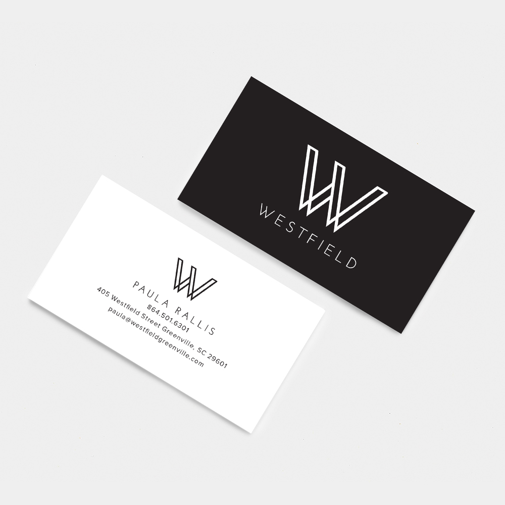 venue brand design, business cards