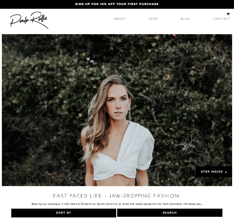 fashion designer website