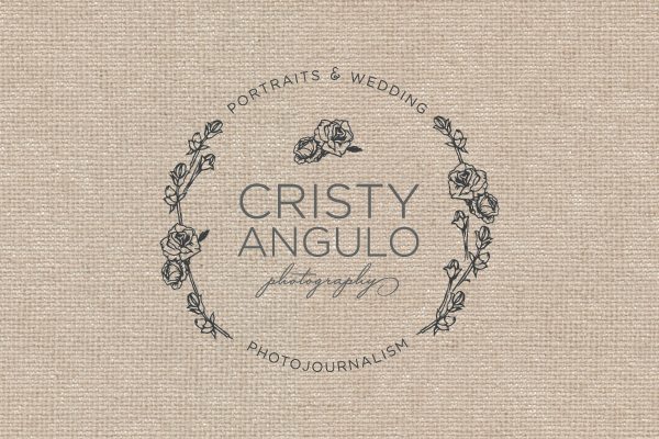 organic, pretty, beautiful, feminine logo design, doodle dog advertising, custom logo design