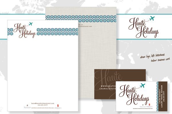 branding design for vacation travel company, brand identity