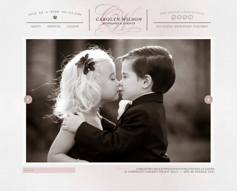 event web design, web design,